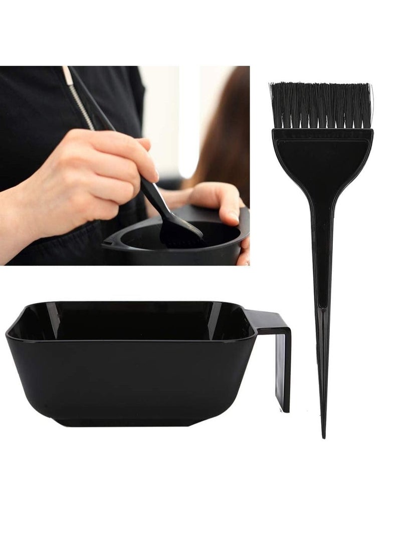 Excefore طقم فرشاة صبغ الشعر، طقم صبغ الشعر في الصالونات، مشط صبغ الشعر، وعاء خلط، أداة صبغ، وعاء صبغ الشعر، مجموعة أدوات فرش مشط - Image 1