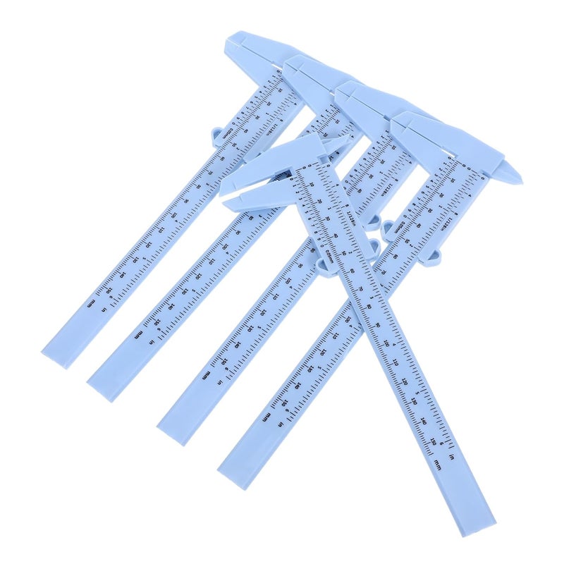 Spec upgraded improved quality 4Pcs Plastic Vernier Calipers for Accurate Measurement Lightweight Manual Measuring Tool for School Experiments Range with Markings Single & bulk use compatible Sufficient order stock Ready order processing Remote village delivery cover Nationwide courier network Compact design Dense area priority deliver Wide use compliant quality Long lasting universal build Stable domestic stock KSA local stock Season change compatible build Major city pickup option Connectable modular Storage burden minimized build Flexible use switching Elegant practical design Fine detail Oil resistant Cross part assemble fit Ergonomic build Multi-use qualified quality Safe material Gulf market trial optimized design - Image 1