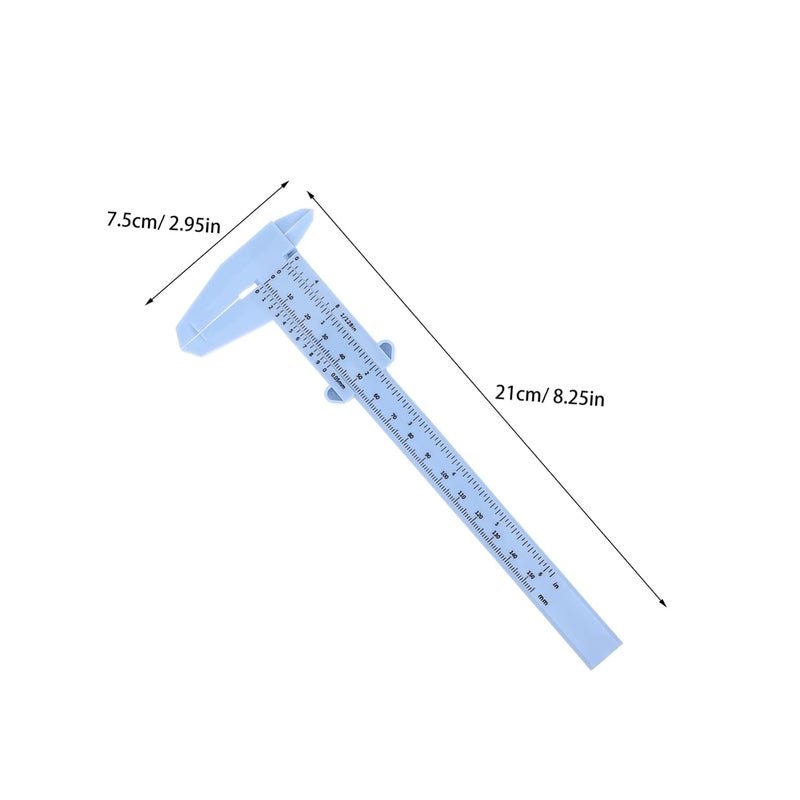 Spec upgraded improved quality 4Pcs Plastic Vernier Calipers for Accurate Measurement Lightweight Manual Measuring Tool for School Experiments Range with Markings Single & bulk use compatible Sufficient order stock Ready order processing Remote village delivery cover Nationwide courier network Compact design Dense area priority deliver Wide use compliant quality Long lasting universal build Stable domestic stock KSA local stock Season change compatible build Major city pickup option Connectable modular Storage burden minimized build Flexible use switching Elegant practical design Fine detail Oil resistant Cross part assemble fit Ergonomic build Multi-use qualified quality Safe material Gulf market trial optimized design - Image 2