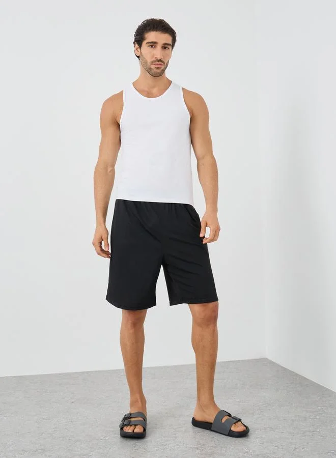 Styli Styli Set of 3 - Round Neck Cotton Stretch Vest
