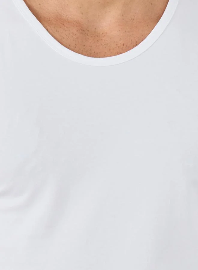 Styli Styli Set of 3 - Round Neck Cotton Stretch Vest