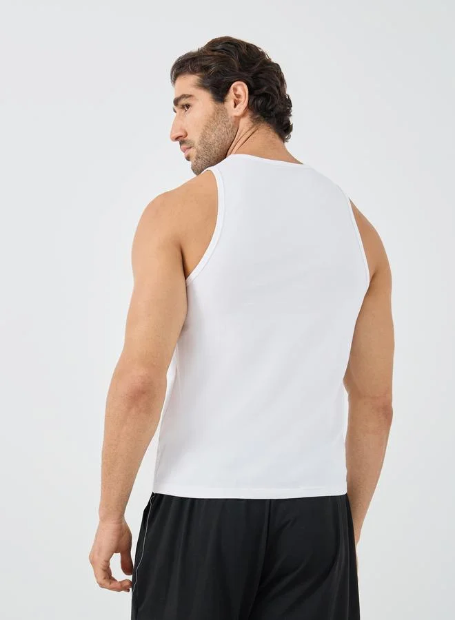 Styli Styli Set of 3 - Round Neck Cotton Stretch Vest