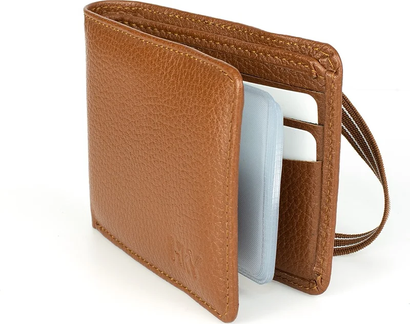 اتش كي واي Genuine Leather Men's Wallet and Belt Set