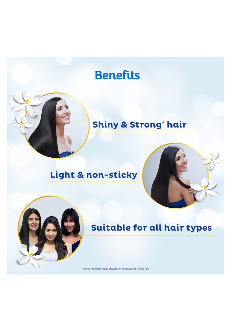 Parachute Parachute Advansed Jasmine Gold Non Sticky Coconut Hair Oil With Vitamin E For Super Shiny Hair 500ml And Soft Touch Body Lotion With Honey 100% Natural Dry Skin Moisturizer 250 ml  - Image 4