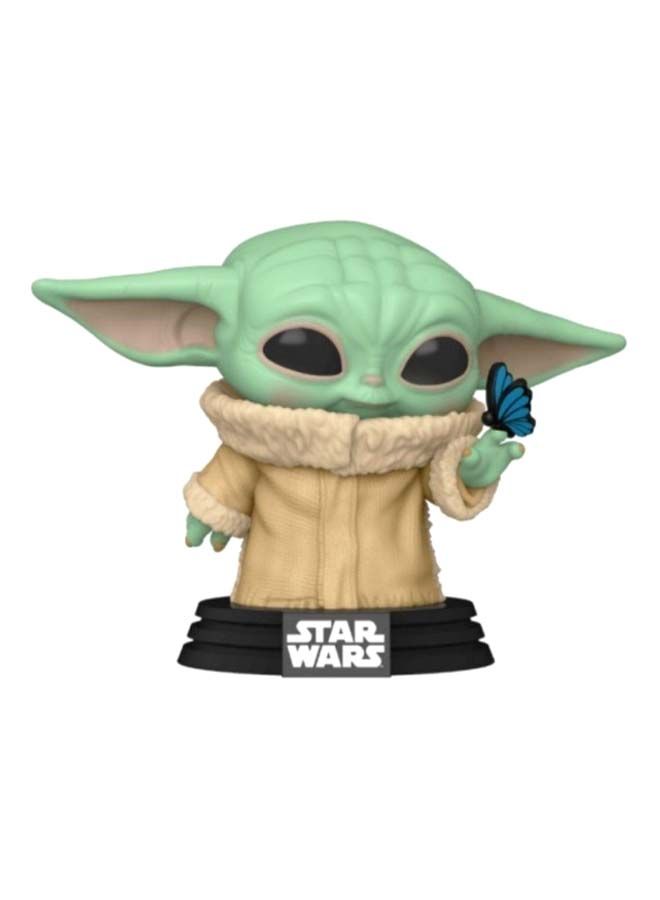 نيبمينينت مجسم شخصية الأكشن جروجو مع فراشة من مسلسل 'Mandalorian' سلسلة 'Star Wars' 3.75بوصة - Image 1