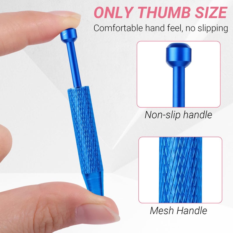 Hualleko Piercing Ball Grabber Tool,4-Claw Stainless Steel Jeweler Pick Up Tools,Septum Ball Screw Tool for Piercing Changing/Removal/Holder,Earring Pearl Grabber for Jewelry/Electronic Components - Image 3