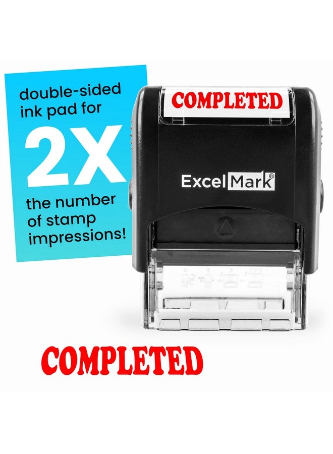 إكسلمارك ختم مطاطي ذاتي الحبر مكتمل - حبر أحمر - Image 1