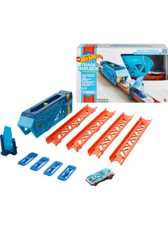 Hot Wheels Track Builder Unlimited Slide & Launch Pack For Kids 6 Years & Older With A 1:64 Scale Hot Wheels Vehicle Moveable Kicker Booster & 3 Track Pieces That Connect To Other Sets - pzsku/ZA318AC4130ADD6E75767Z/45/_/1719990664/9bc224a5-8d52-4c4d-be1b-d99b22e8912a