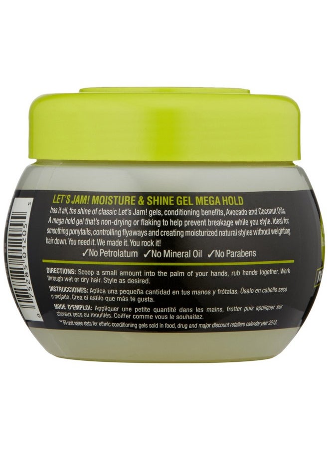 SoftSheen-Carson - Let'S Jam! Shining And Conditioning Gel By Dark And Lovely Mega Hold For All Hair Types With Coconut Oil And Avocado Oil No Parabens No Mineral Oil 9 Oz - Image 1