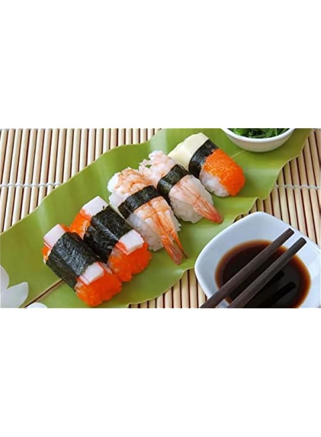 4 Pack Bamboo Sushi Rolling Mat, Sushi Roll Maker (9.5 x 9.6) - Image 5