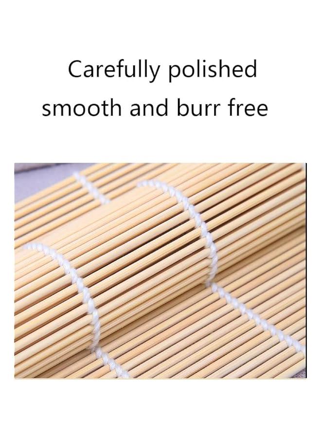 4 Pack Bamboo Sushi Rolling Mat, Sushi Roll Maker (9.5 x 9.6) - Image 3