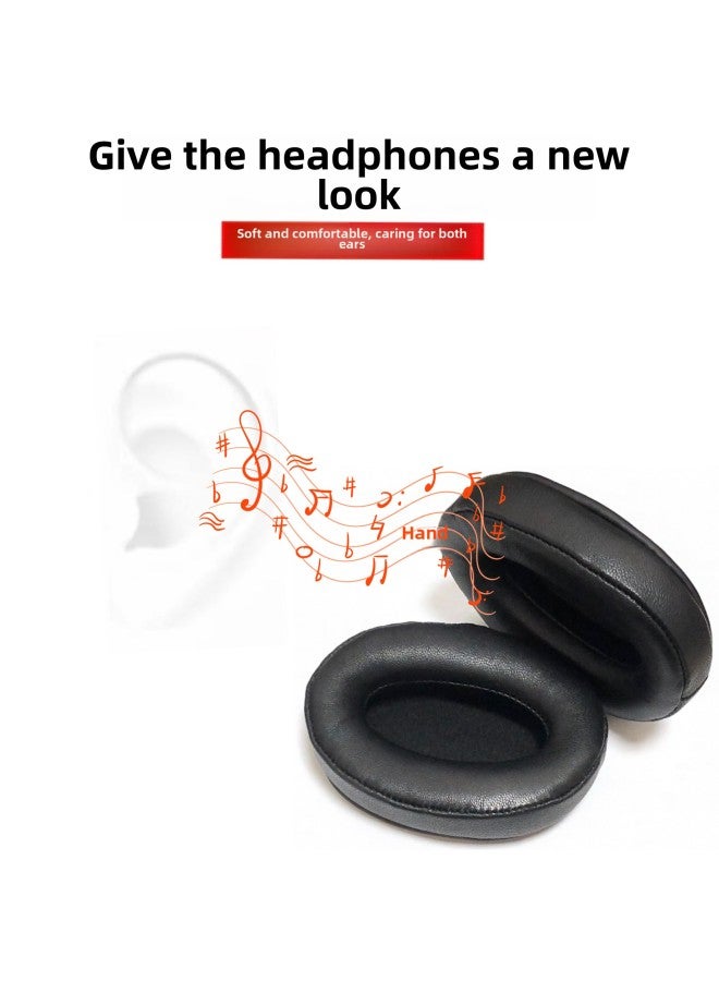For Sony MDR-1000X WH-1000XM2 XM3 XM4 Earmuffs Earmuffs Earphone Cover Sponge Pullover Beam-Color:1000xm3 Black Gel Model [single With Glue Parts]  - Image 3