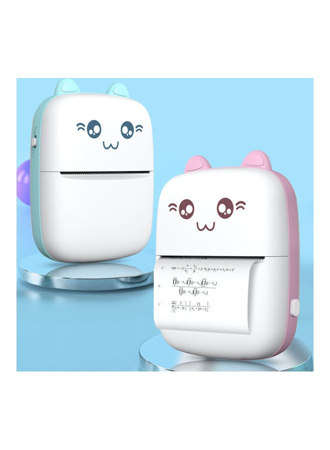 Portable Mini Thermal Printer Blue - Image 3