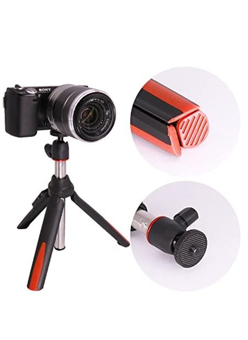 Generic - Benro MK10 Handheld Mini Tripod Selfie Stick with Remote Control for Smartphone (Black Red) - Image 1
