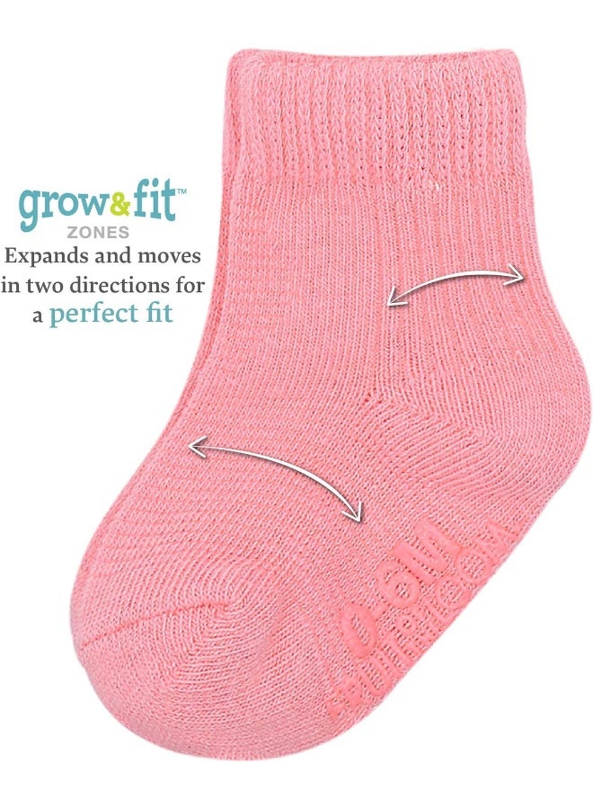 FRUIT OF THE LOOM Fruit of the Loom Baby 14-Pack Grow & Fit Flex Zones Cotton Stretch Socks - Image 2