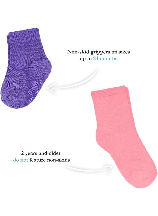 FRUIT OF THE LOOM Fruit of the Loom Baby 14-Pack Grow & Fit Flex Zones Cotton Stretch Socks - Image 4