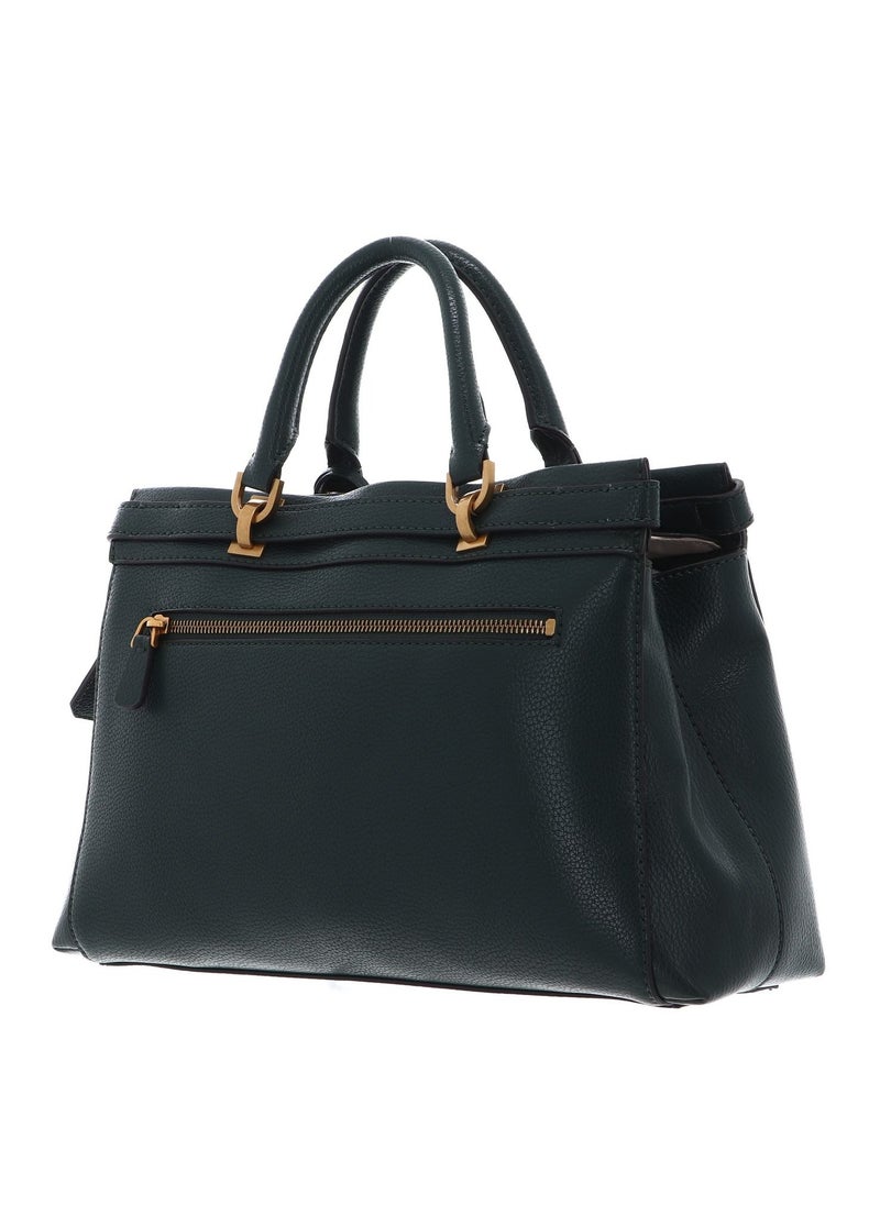 GUESS - Sestri Satchel Bag Forest Green - Image 1