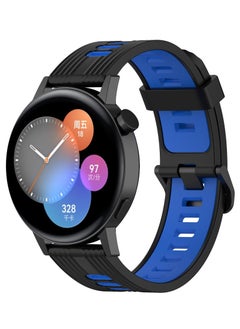 Y&D Silicone Replacement Straps for Huawei Watch GT3 42MM, 6 Pieces 20MM Two-tone Stripe Bands Accessories Women Men Boys Girls  - Image 5