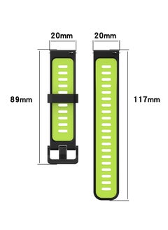 Y&D Silicone Replacement Straps for Huawei Watch GT3 42MM, 6 Pieces 20MM Two-tone Stripe Bands Accessories Women Men Boys Girls  - Image 2