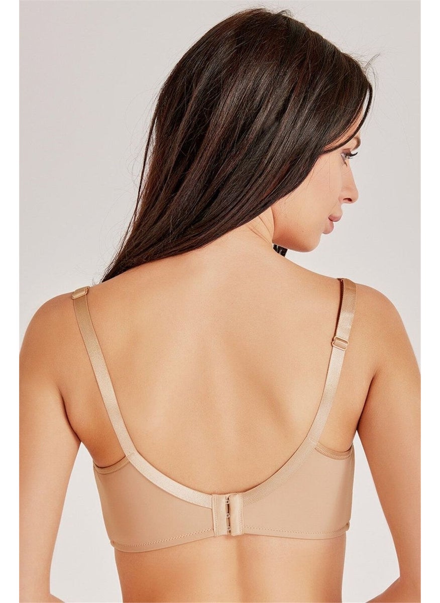 Magic Form 3983 Women's Dark Skin Non-Sponge Plain Fabric Underwire Minimizer Bra  - Image 4