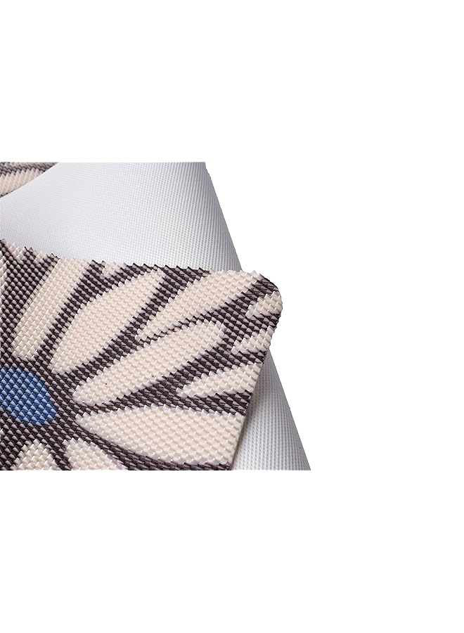 هوم كونسيبت سجادة باب مضادة للانزلاق بنقشة زهور متعددة الألوان 75×45 سم - Image 3