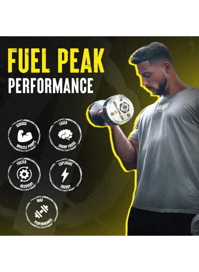 ANIMAL Pump Pre-Workout Non Stim Powder Lemon Surge 442g - Image 3