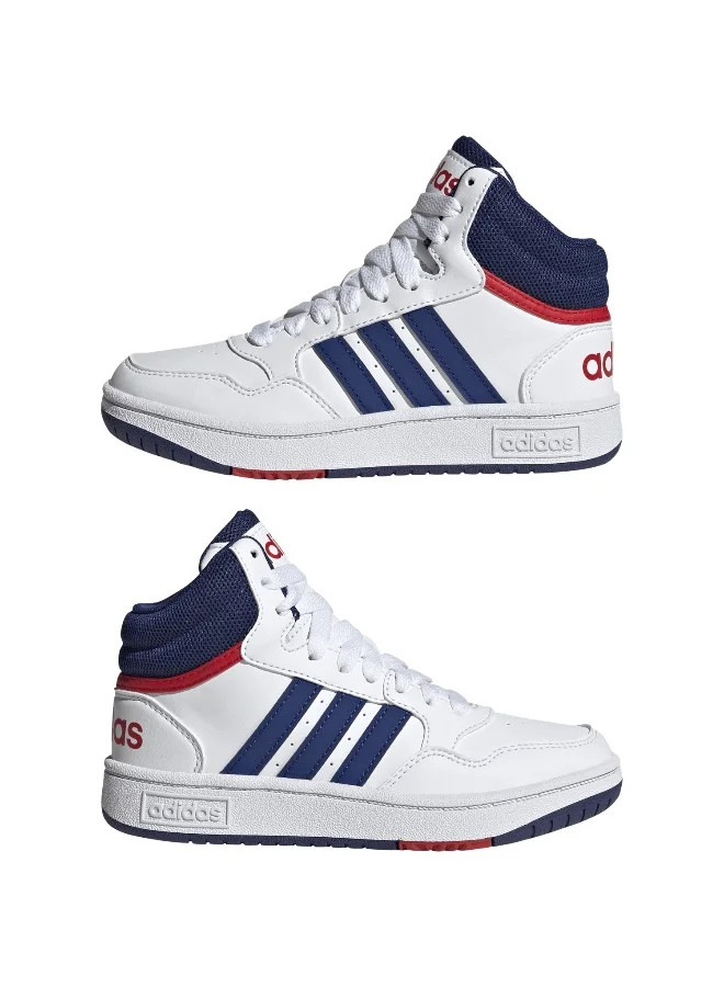 اديداس اوريجينالز HOOPS MID 3.0 K White Originals Kids Shoes