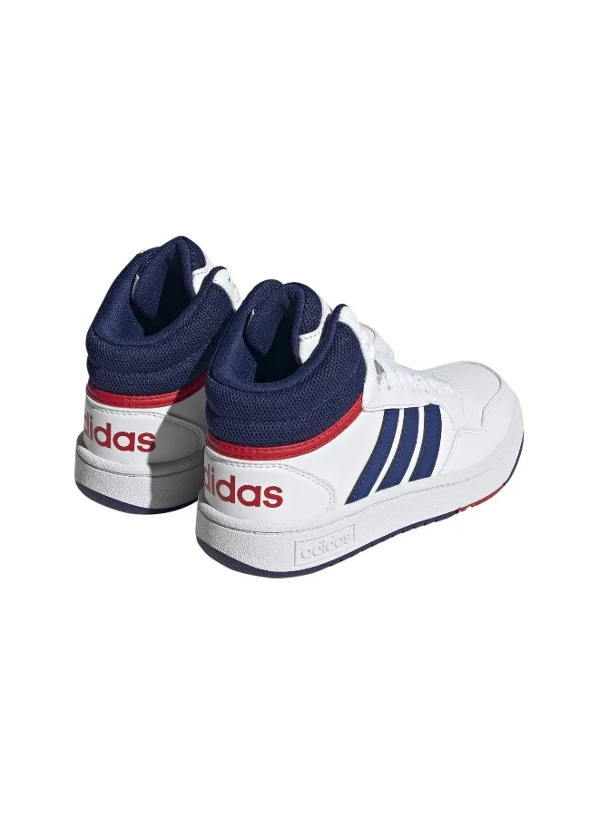 اديداس اوريجينالز HOOPS MID 3.0 K White Originals Kids Shoes