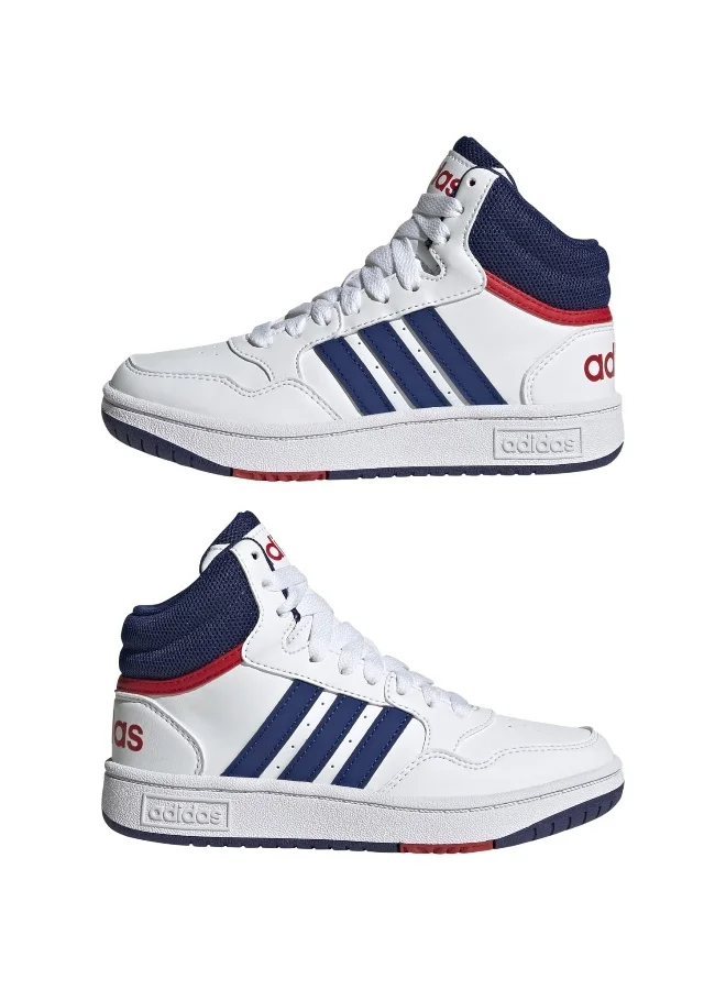 اديداس اوريجينالز HOOPS MID 3.0 K White Originals Kids Shoes