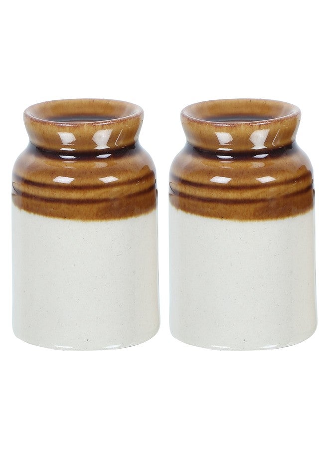 QIMACPLUS Salt & Pepper Shakers - Vintage Ceramic Salt & Pepper Shaker Set - Retro Farmhouse Home Decorative Jar Dispenser for Kitchen(Set of 2) - Image 1