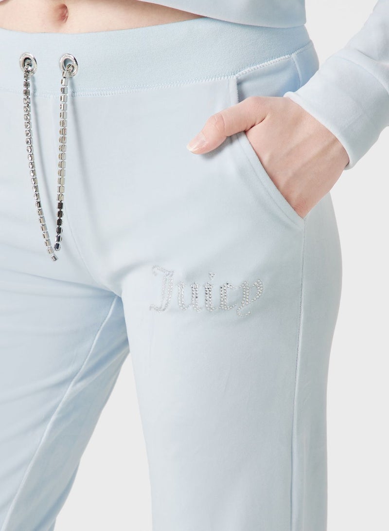 High Waist Drawstring Pants