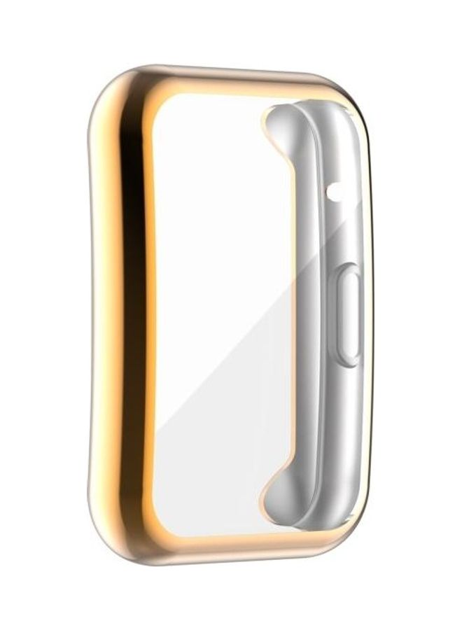TPU Protective Case Cover For Huawei Watch Fit Full Coverage Rose Gold - Image 2