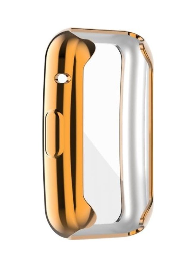TPU Protective Case Cover For Huawei Watch Fit Full Coverage Rose Gold - Image 3