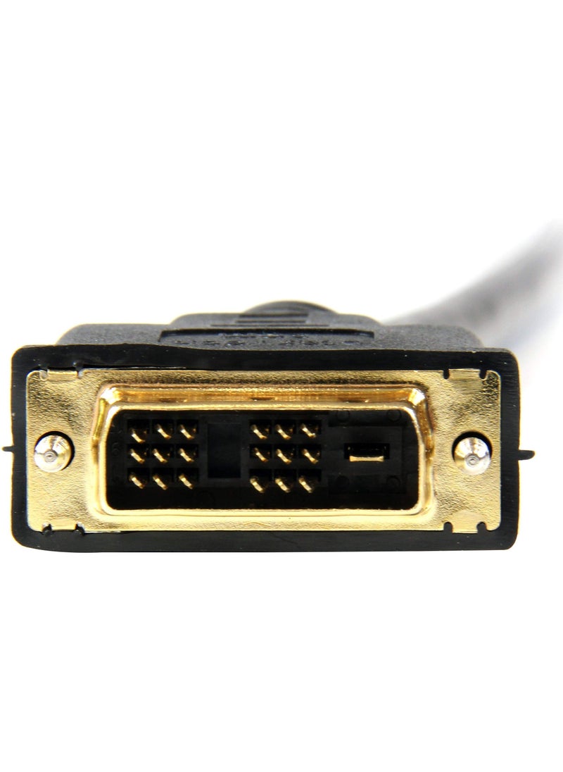 Startech.com StarTech.com 10ft HDMI to DVI D Adapter Cable - Bi-Directional - HDMI to DVI / DVI to HDMI Adapter for Your Computer Monitor (HDMIDVIMM10)  - Image 2