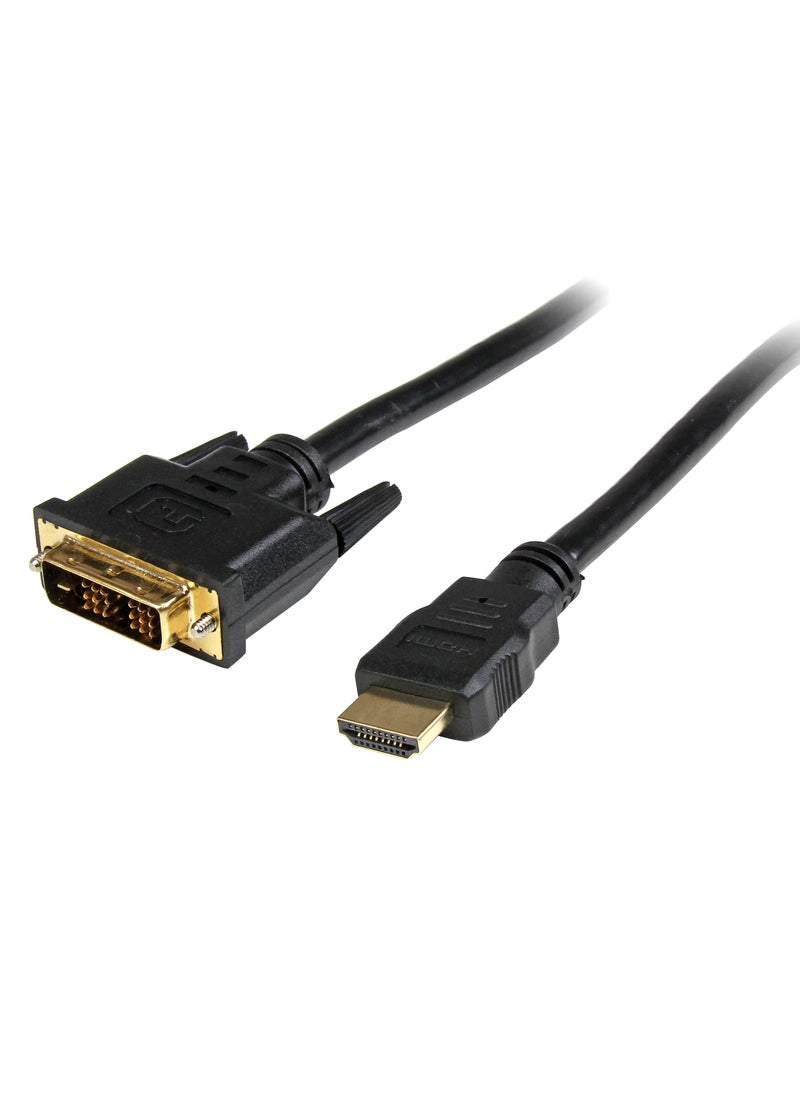 Startech.com StarTech.com 10ft HDMI to DVI D Adapter Cable - Bi-Directional - HDMI to DVI / DVI to HDMI Adapter for Your Computer Monitor (HDMIDVIMM10)  - Image 1