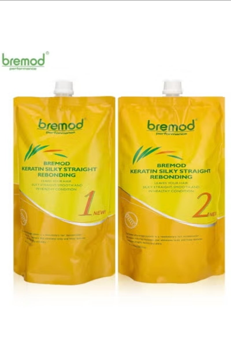 Keratin Silky Straight Rebonding Set