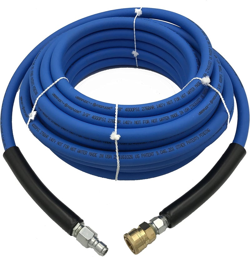 ProPulse , UBERFLEX 4,000 PSI Blue Flexible & Light Weight Hose w/QC Couplers - Image 1