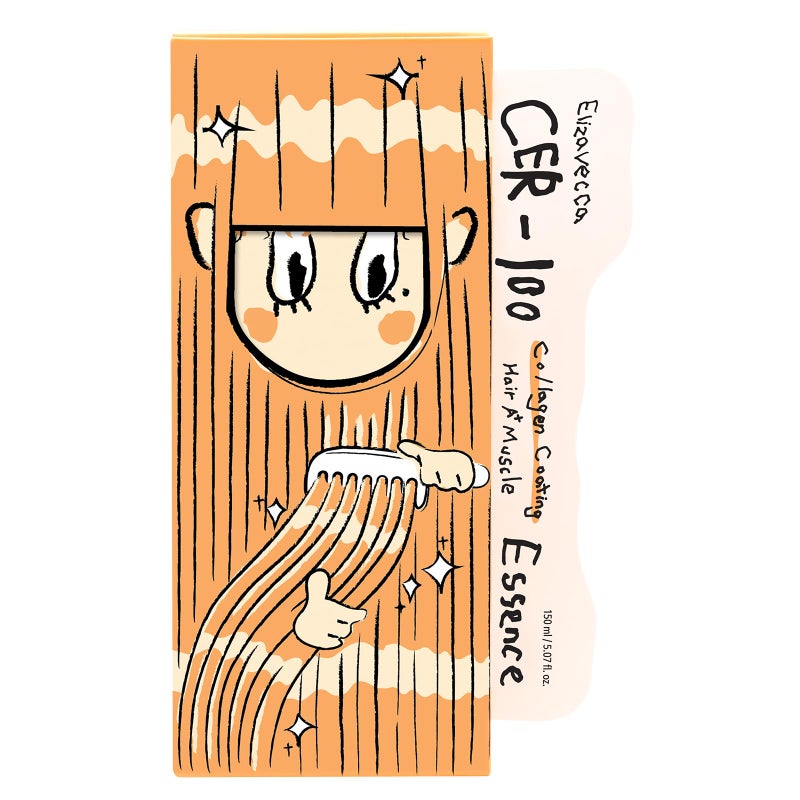 Elizavecca إليزافيككا سير-100 كولاجين كوتينغ هير مصل 150 مل/5.07 أونصة سائلة - زيت علاج يترك للشعر الجاف والطبيعي | ك-جمال - Image 2