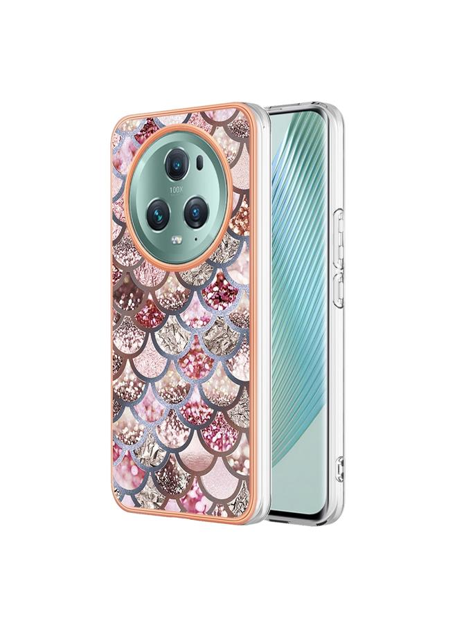 جرين تايجر جراب لهاتف Honor X9a/Magic5 Lite مصنوع من مادة TPU مطلية بالكهرباء IMD - Image 1