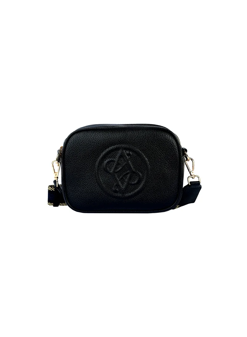 AMICA Rue Ladies Leather Women's Shoulder Crossbody Bag with Woven Strap