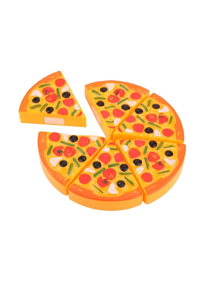 ألعاب بيتزا للأطفال، لعبة تقطيع الطعام، لعبة تعليمية تظاهرية للمطبخ، محاكاة لعب للأولاد والبنات، مقاس 16×16 سم - Image 1