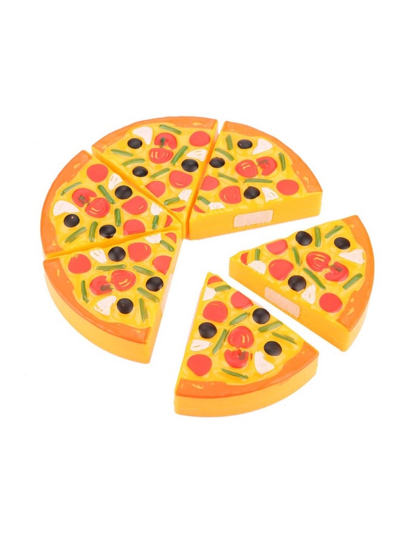 ألعاب بيتزا للأطفال، لعبة تقطيع الطعام، لعبة تعليمية تظاهرية للمطبخ، محاكاة لعب للأولاد والبنات، مقاس 16×16 سم - Image 5