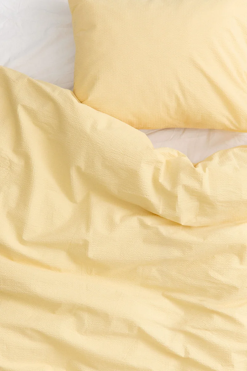 H&M Seersucker single duvet cover set