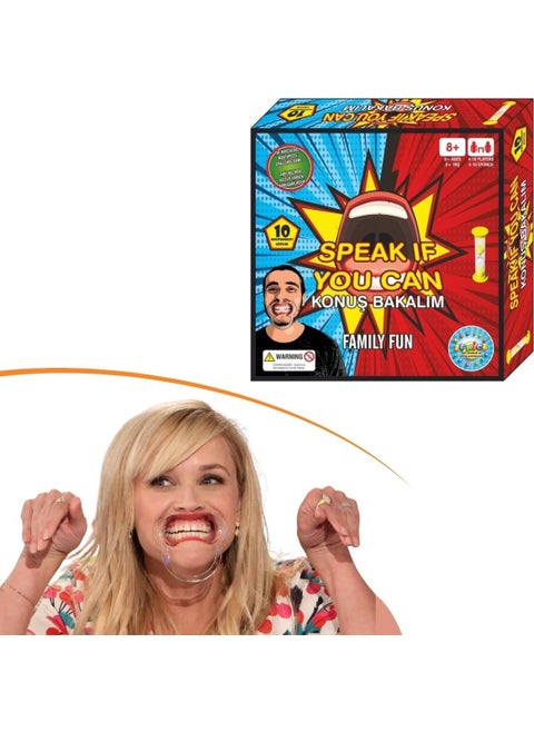 ® Talk Let's Go Game Tell Me Game Family Board Game with Lots of Laughter and Hourglass