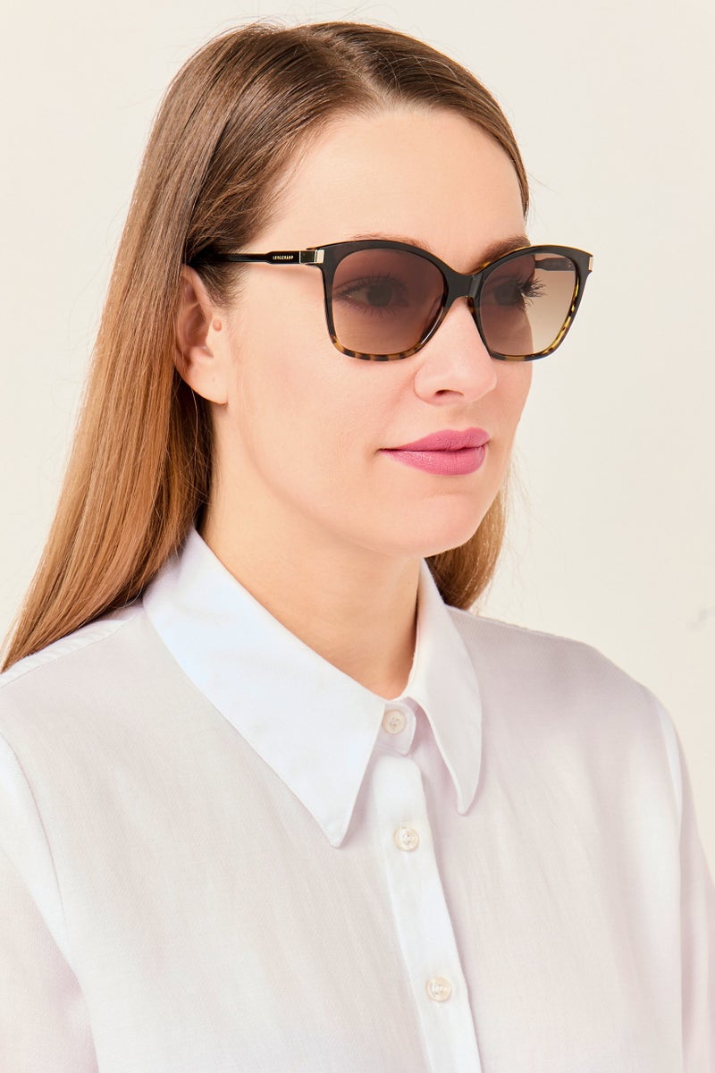 Longchamp Women LO625S Square Sunglasses, Multicolor - Image 2