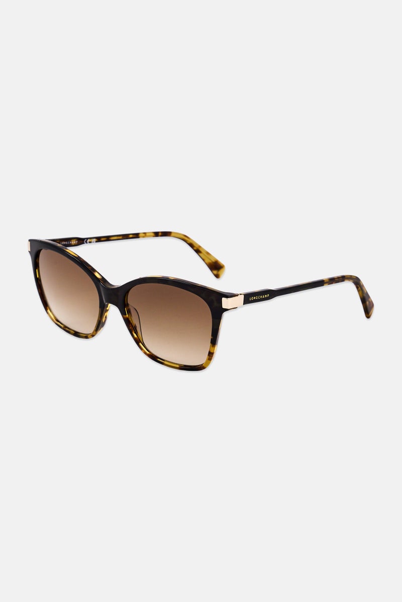 Longchamp Women LO625S Square Sunglasses, Multicolor - Image 3