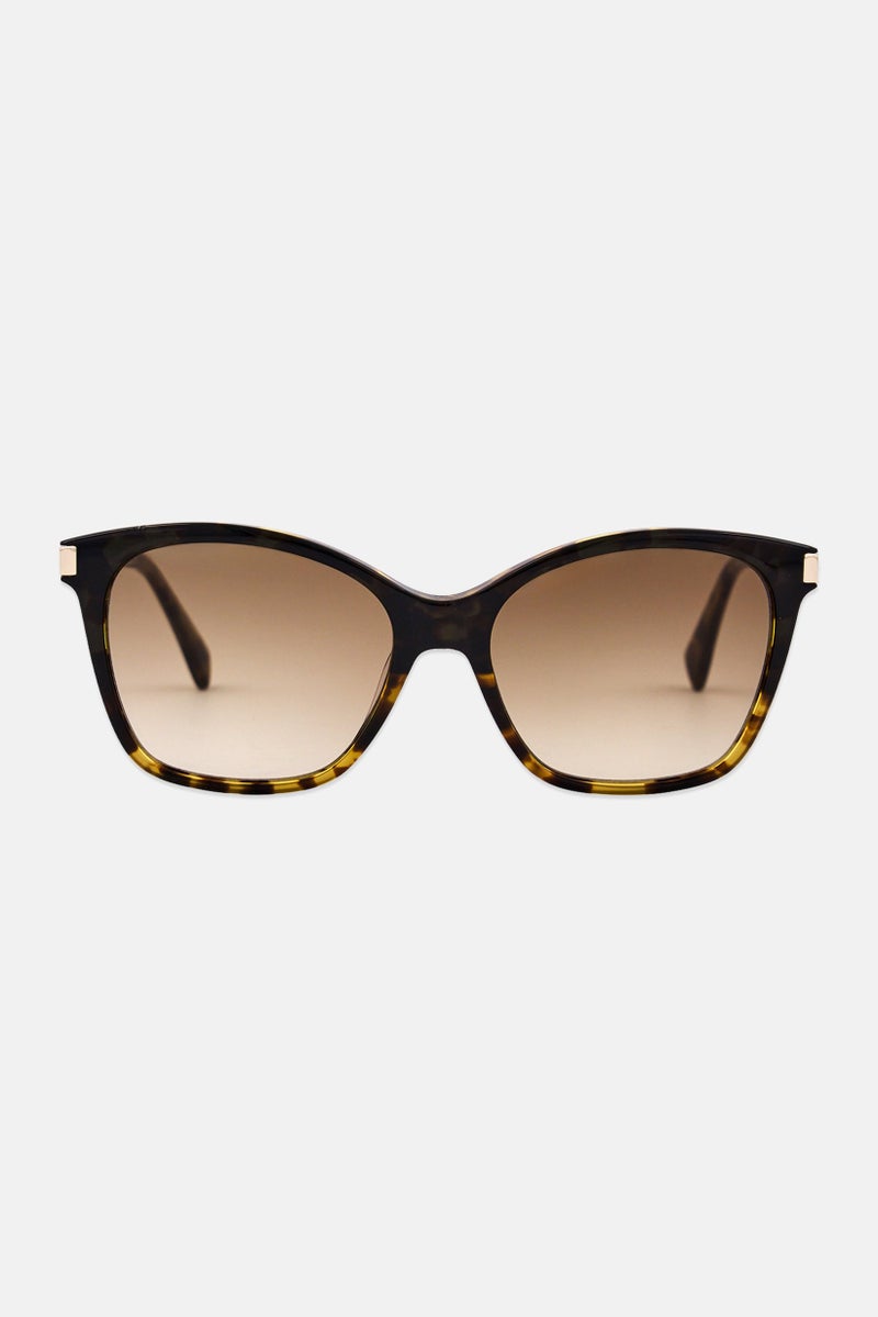 Longchamp Women LO625S Square Sunglasses, Multicolor - Image 1