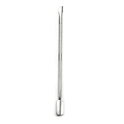 Sweetpea� 1pcs Nail Art Tools Stainless Steel Cuticle Pusher Double Head Spoon Remover Tools For Manicure Nail Art Care Pusher (#1) - Image 1
