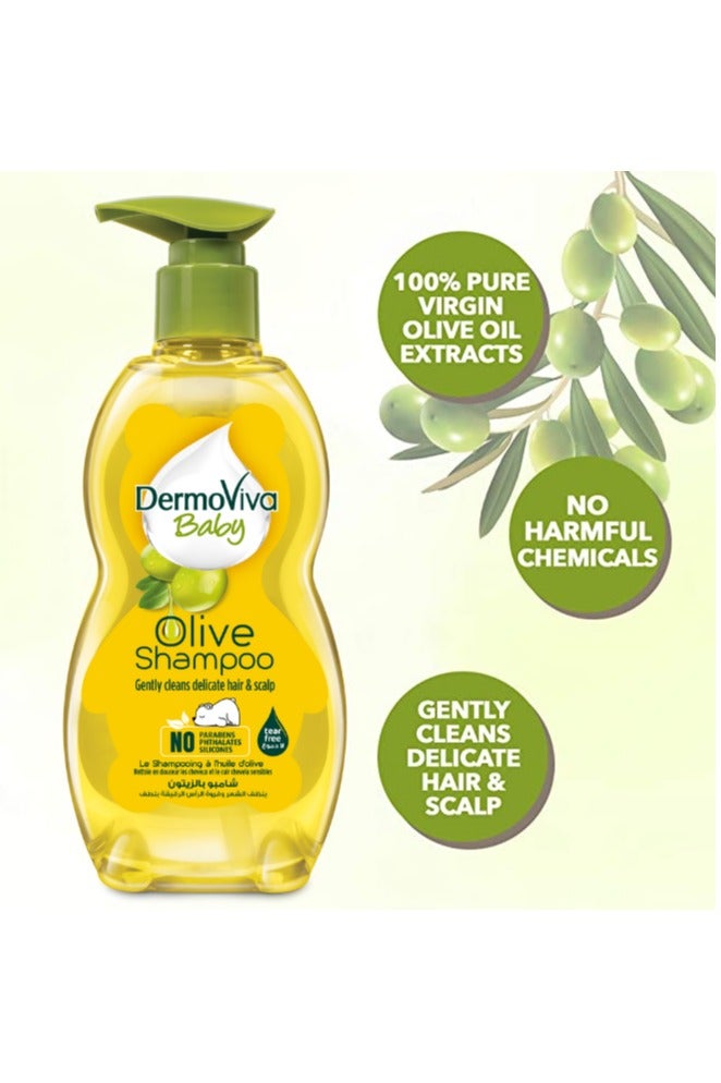 DermoViva Baby Olive Shampoo - Image 3