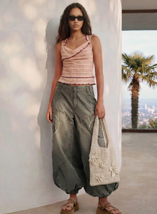 DESIGUAL Fluid cargo pants
